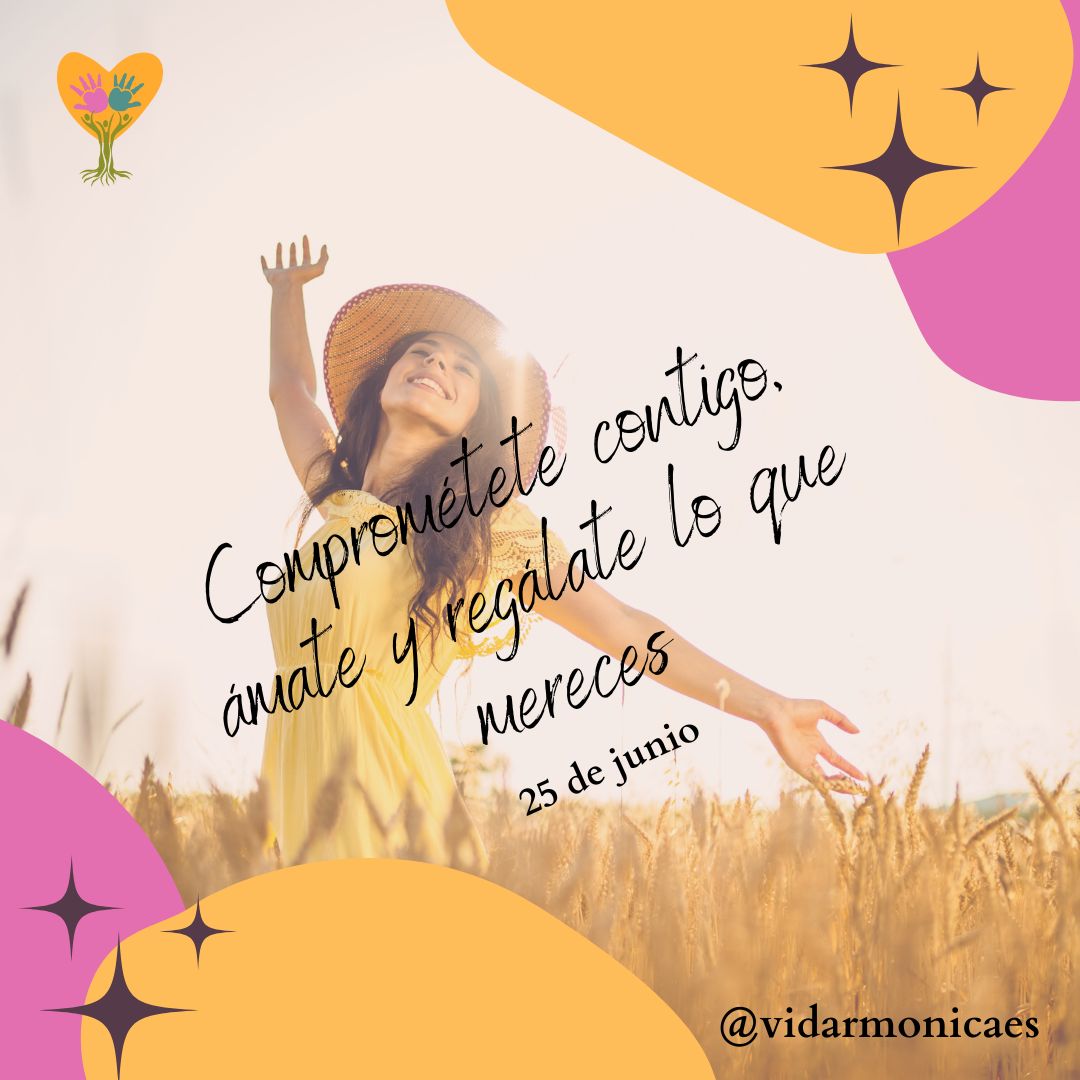 Comprométete amorosamente contigo, ámate y date cariño, concédete lo que necesitas y deseas, por qué no un capricho, un regalo aunque sea pequeñito pues será muy grande si te lo permites. 

#pensamientodeldia #25dejunio #amorpropio