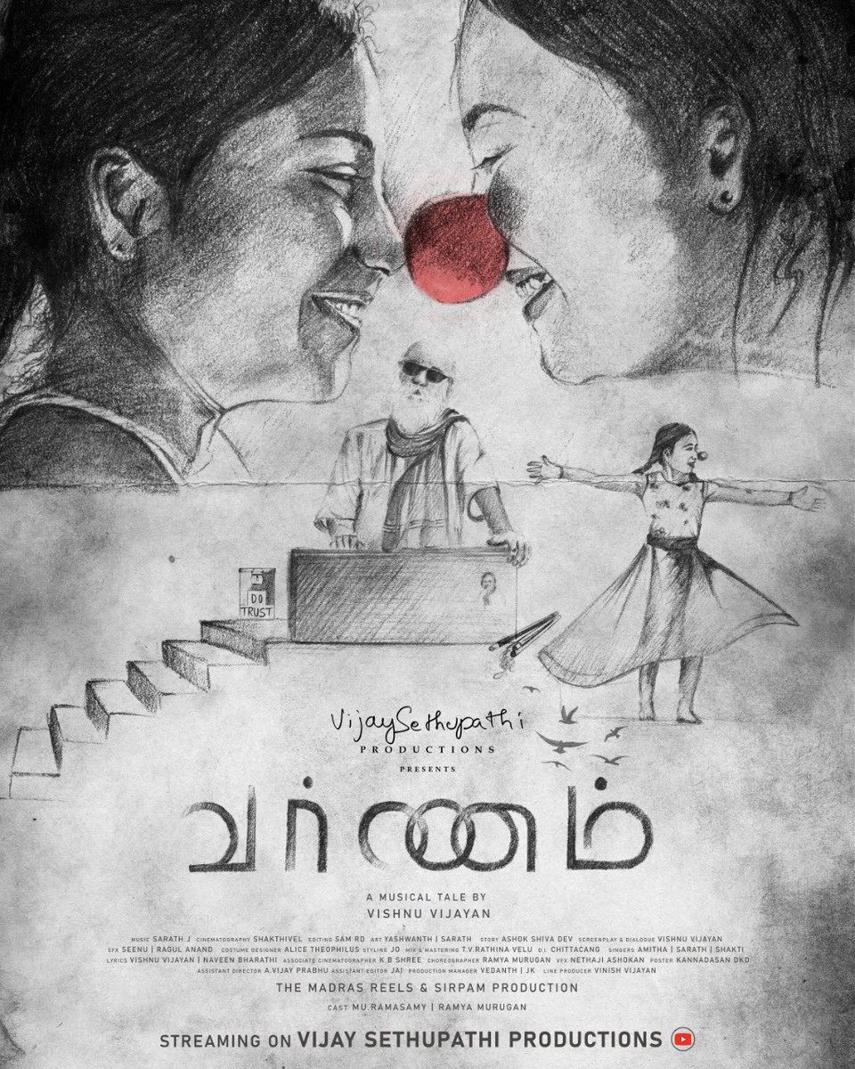 Presenting you the short story #Varnam #வர்ணம் 🌈 

Streaming now on <a href="/vsp_productions/">VSP_Productions</a> Youtube

 ➡️ youtu.be/8Dy0UAIeu4M

<a href="/DirVishnuvj/">Vishnu Vijayan</a> <a href="/Sarath54894097/">Sarathflutrix</a> <a href="/shakthirathina/">shakthi vel</a> <a href="/SamRdx6/">Sam Rdx</a> <a href="/KannadasanDKD/">Kannadasan DKD</a> <a href="/proyuvraaj/">Yuvraaj</a>