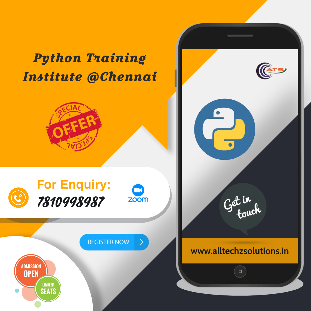 alltechz's tweet image. AlltechZSolutions Offers #Python Training in Chennai and @Velachery.
#Pythontraininginchennai   #Pythontraininginvelachery #Pythontraininginstituteinchennai #Pythontraininginstituteinvelachery #Onlinecertifications 
Visit us: alltechzsolutions.in
Contact Us : 7810998987