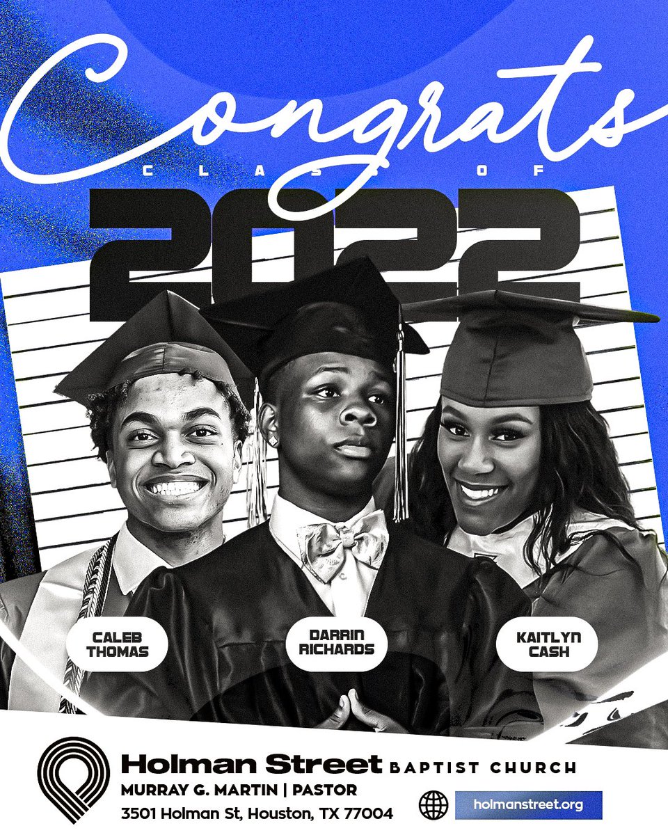 HolmanStreet's tweet photo. We salute our Class of 2022 Graduates! Help us to Congratulate and wish them well on their future endeavors! #nextgen #holmanstreet #hopeishere https://t.co/HgF2KieYlZ
