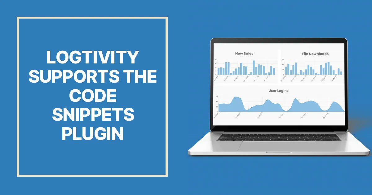 logtivity's tweet image. Logtivity now supports the Code Snippets plugin! Because the Code Snippets plugin is a crucial tool for many WordPress agencies, we’ve added support for the plugin. Any changes to your snippets will be stored in your site’s activity log. buff.ly/3QF3AOF