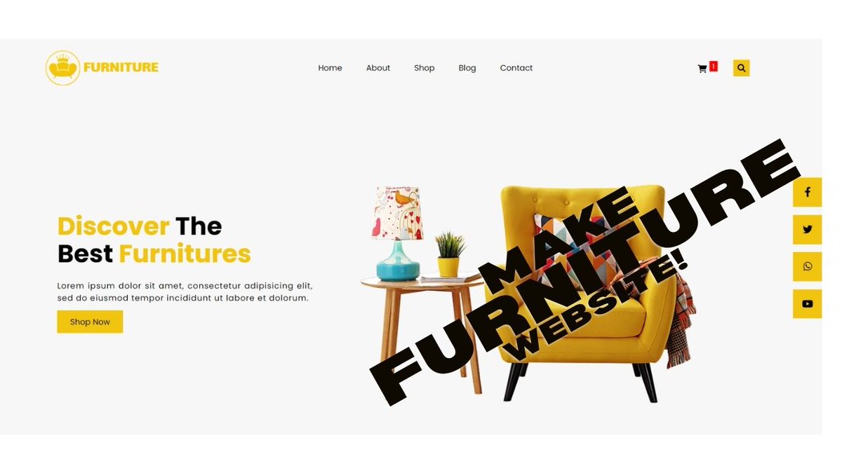 hmoxygen20's tweet image. Make furniture website using HTML and CSS part 1
Try to practice with me. and if you like this video please share it with your friend and must subscribe to this channel thanks. visit: youtu.be/bR35lCC3LF0
#HMoxygen #html #css #website