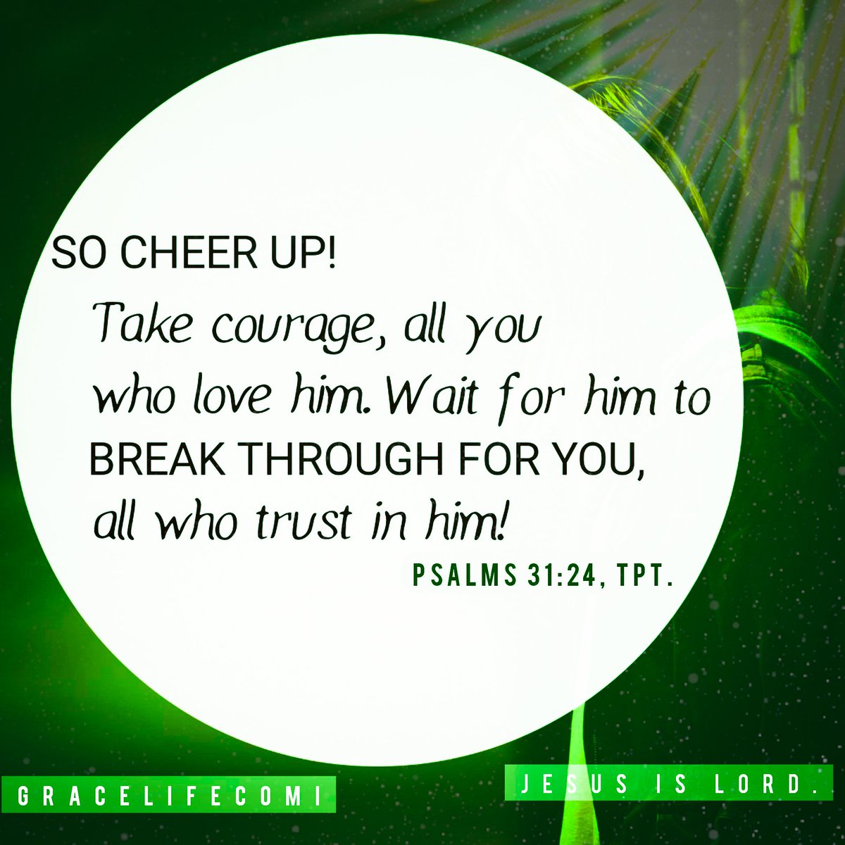 GracelifeComi's tweet image. GOD will BREAK THROUGH for YOU, wait patiently...Be #cheerful!

Jesus is Lord.
#gracelifecomipodcast
#gracelifecomi