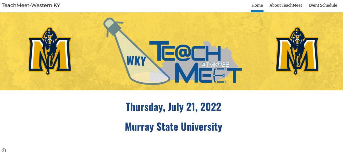 TEACHMEET July 21st at Murray State...FREE to attend, open to EVERYONE,  6 hrs. PD, thousands of dollars of PRIZES. Sign up to attend and present. sites.google.com/education.ky.g… 
<a href="/mechelle428/">Mechelle Morgan</a> 
<a href="/meyogat/">Mechelle Gattis</a> <a href="/DayRene15/">Dana Dowdy</a> <a href="/jennifer_earls/">jennifer_earls</a> <a href="/KATE_MSU/">KATE_MSU</a> <a href="/MMSTechTeacher/">Jennifer_Gream</a>