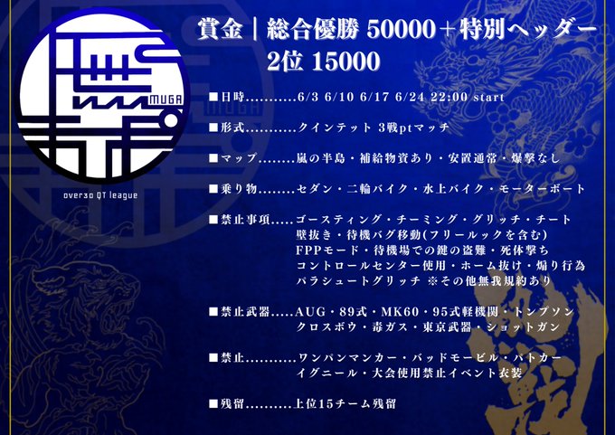 crazy_yuki0847's tweet photo. 【荒野行動】無我  League Day4 
実況配信始まります♪

リーグ戦最終日‼

OVER30、under30の熱い戦いが繰り広げられる予感😤
コメントで選手を応援してあげてください😘

↓↓視聴はこちらから↓↓
https://t.co/O3u1fIIFFi @YouTubeより 

↓↓参加チーム様↓↓ https://t.co/bVM22UPyMT