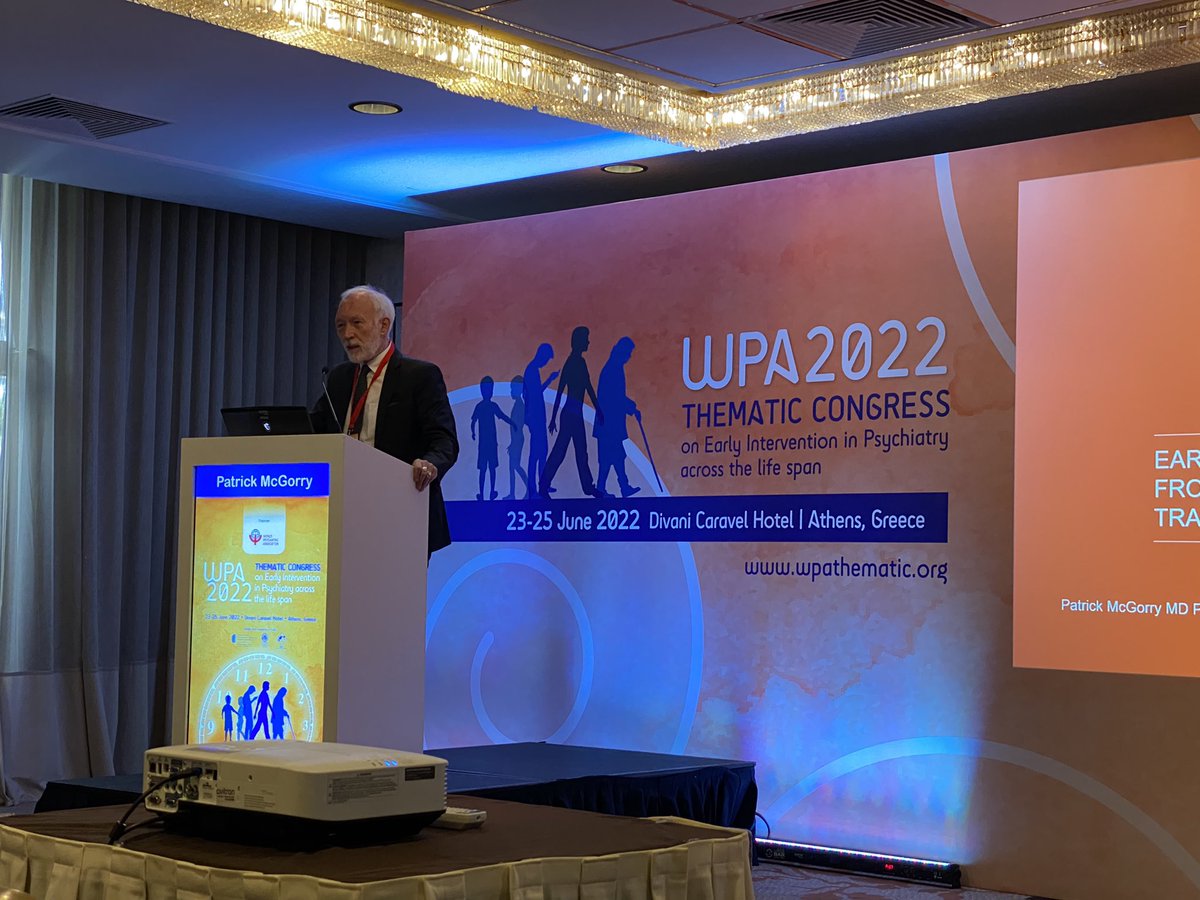 OlgaKarpenko101's tweet photo. Inspiring presentation by @PatMcGorry, the founding father of #earlyintervention. Going beyond psychoses framework focusing on current mental state with close follow-up is indeed the most honest and the least stigmatizing approach @WPA_Psychiatry @WpaThematic #wpathematic https://t.co/8Y2dnoUUny