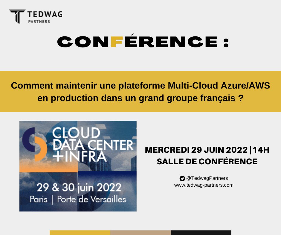 TedwagPartners's tweet photo. ⚡️Conférence Tedwag Partners au Salon IoT World - MtoM Embedded | Mercredi 29 Juin à 14h⚡️
💡Retrouvez-nous au Stand E12 mais également en 🎙Salle de Conférence🎙
👥 Des intervenants de qualité seront au rendez-vous pour échanger sur le sujet ensemble
#tedwagpartners #saloncloud https://t.co/K5qzbW4H6f