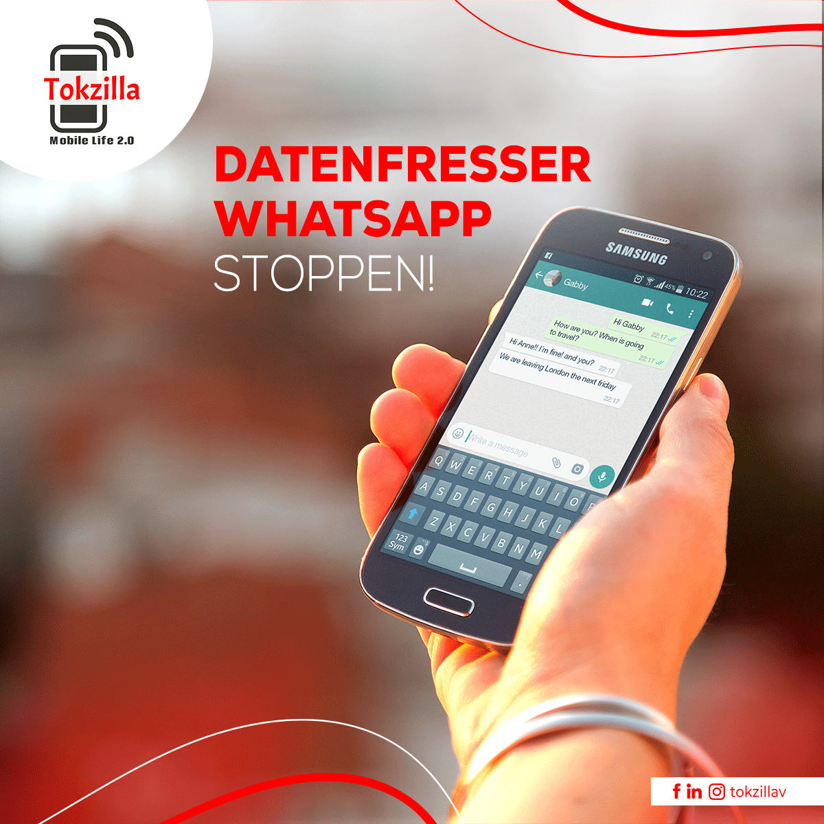 ☝️Die vielen WhatsApp Gruppen fressen Dein Datenvolumen. Beschränke große Datei-Downloads auf das WLAN! Das machst Du in den WhatsApp-Einstellungen unter > Speicher &amp; Daten > Autom. Download von Medien. Hier kannst Du angeben, dass Videos nur im WLAN geladen werden sollen.😎