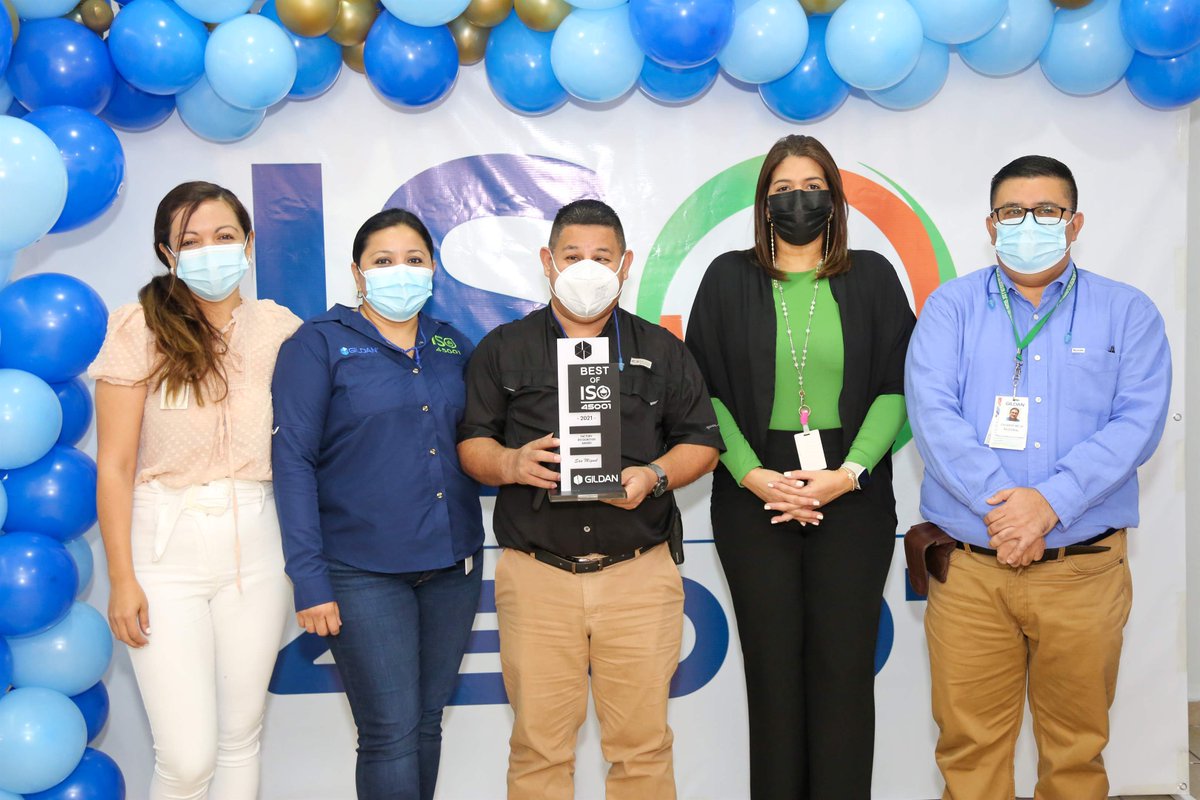 gildancorp's tweet photo. Congratulations to our teams in ANNIC, Las Américas, San Miguel, and RN6 Sulatex for achieving exciting milestones in the implementation of ISO 45001. As per our #NextGenerationESG strategy, all Gildan factories will be ISO 45001 certified by 2028. #GildanRespects https://t.co/r8fMSyy2yz