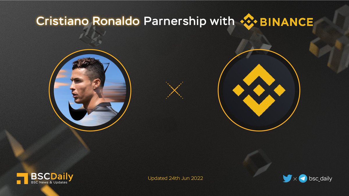 🔥 <a href="/Cristiano/">Cristiano Ronaldo</a> Partnership with <a href="/binance/">Binance</a> 🚀

"I’m excited to take this journey with all of you. Let’s change the NFT game with #Binance" - <a href="/Cristiano/">Cristiano Ronaldo</a> said😍

They're kicking off an exclusive multi-year NFT partnership with football legend Cristiano Ronaldo🔥

#BNB #BSC #NFTs #WEB3