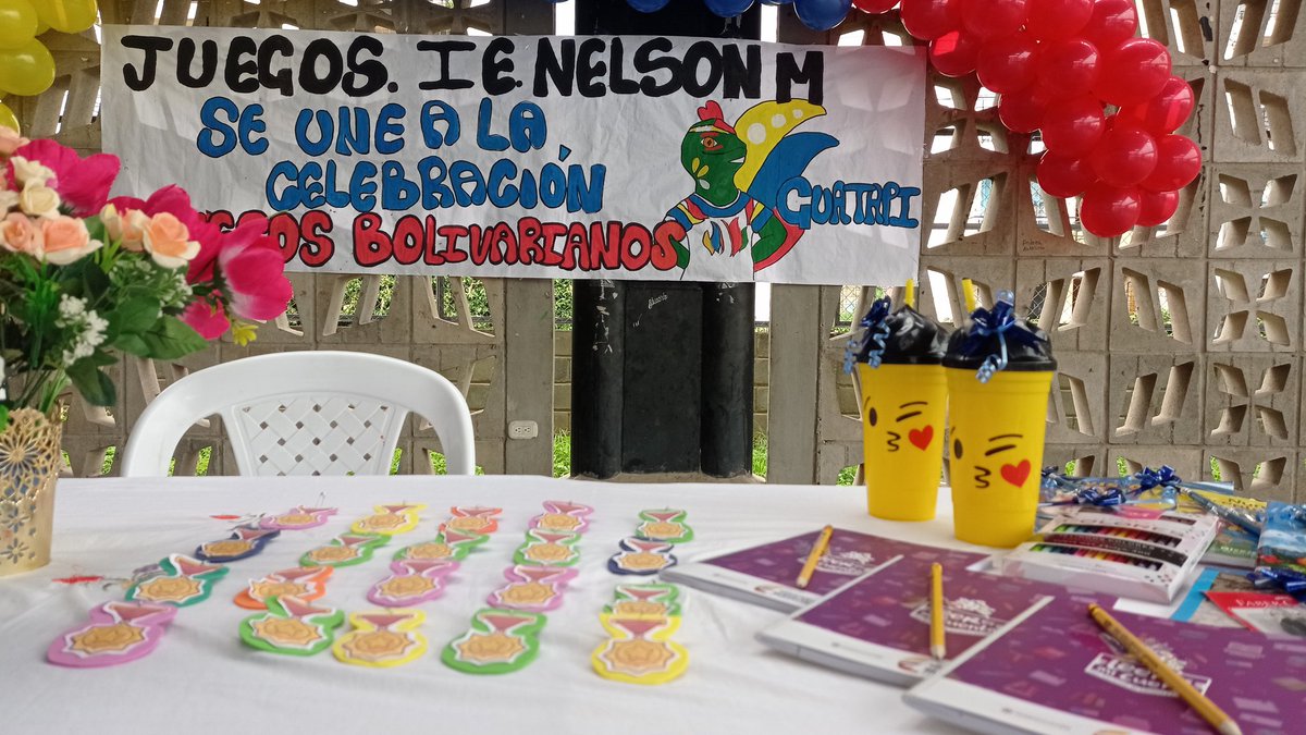ERICA_FER_'s tweet photo. #JuegosBolivarianos #UnidosPorElDeporte
#JuegosBolivarianos2022 #Valledupar
I.E Nelson Mandela se une con muestras deportivas y actividades Lúdicas. Incentivando el deporte y la sana convivencia @AlcaldiaVpar @SecEducVpar @GobdelCesar https://t.co/ULEJyy3bMe