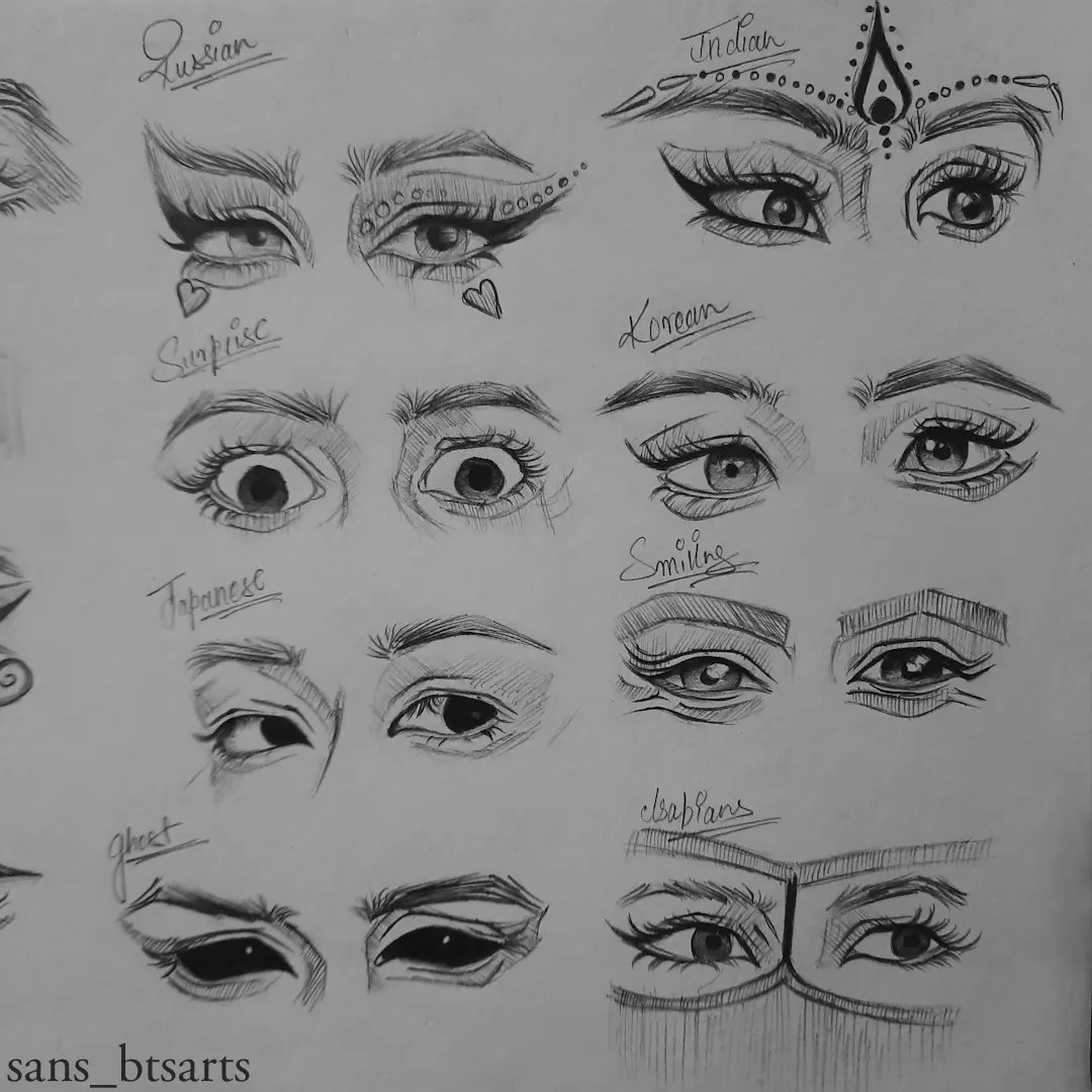 sans_btsarts's tweet image. Great Eye Studies~
#howtodraweyes #eyestutorial #graphitesketch