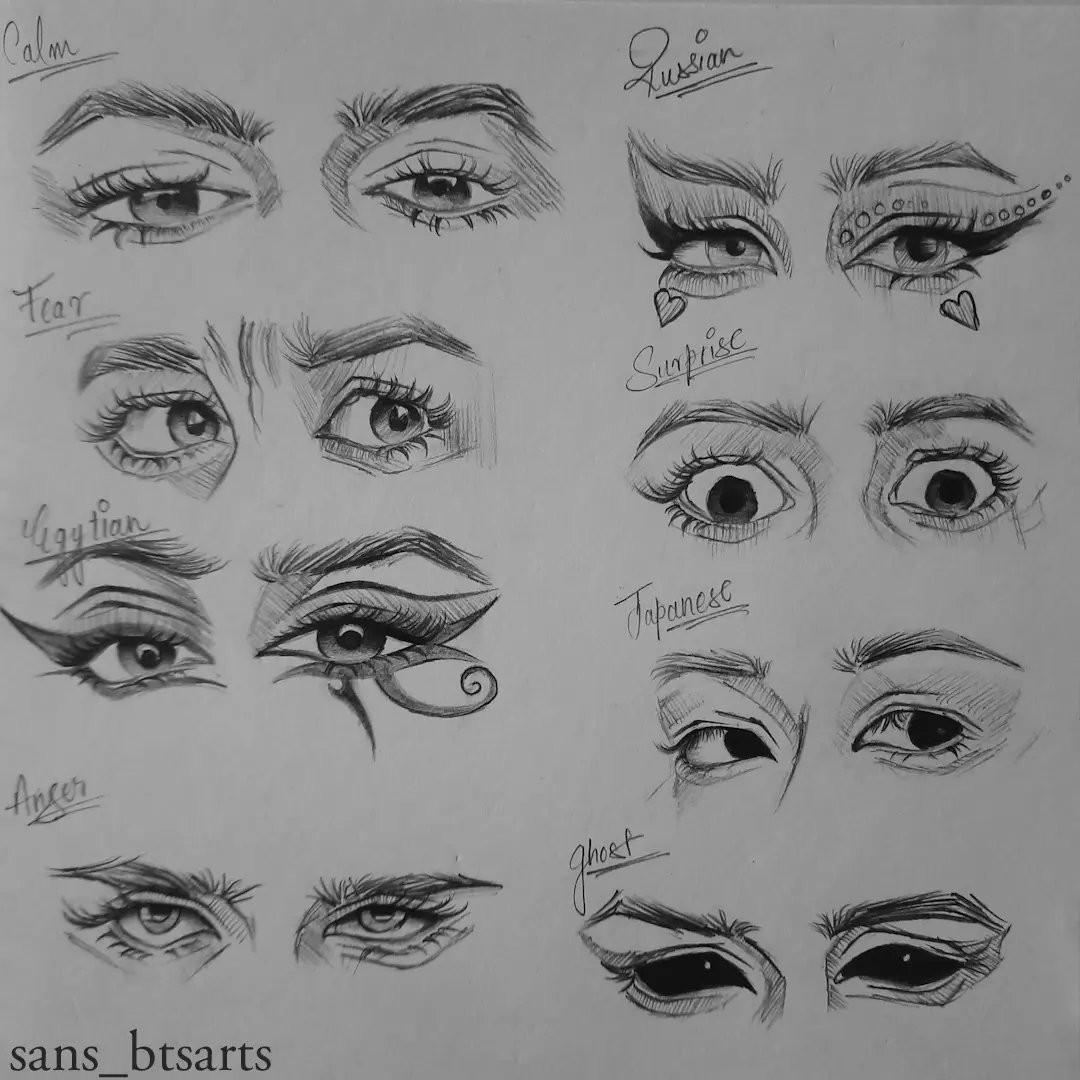 sans_btsarts's tweet image. Great Eye Studies~
#howtodraweyes #eyestutorial #graphitesketch