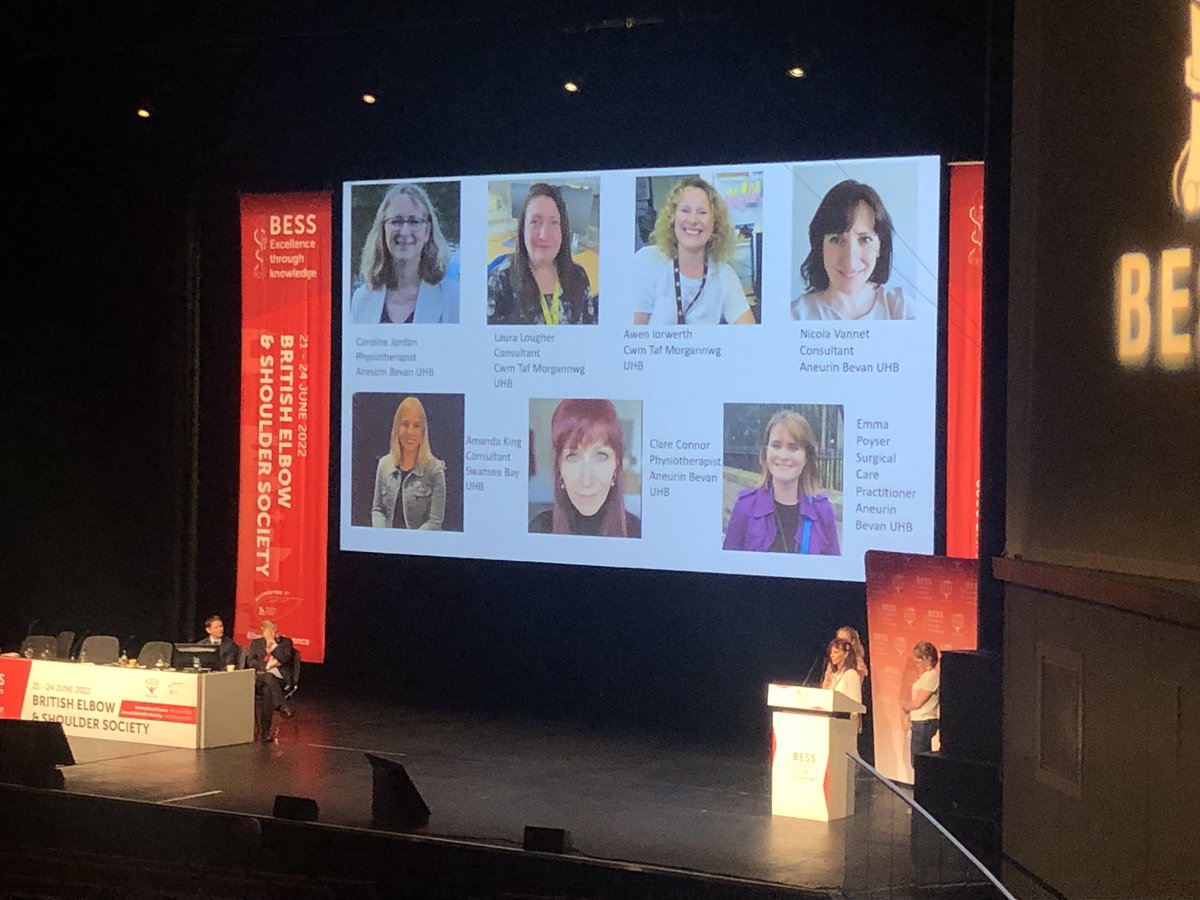 #bess2022 Whoop Whoop 🙌 Congrats to @redclareconnor who is the First #AHP Local Organising Committee lead, with an awesome All-Girl team behind her to plan the  #bess2023 conference 💪 #girlpower @bessconference #EDI @LondonUpperLimb