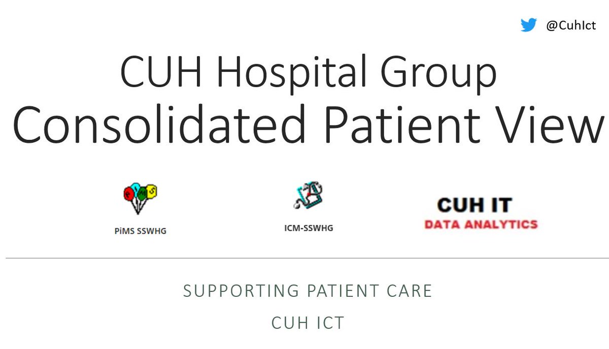 Latest initiative from @cuhict presented today to a Multi Disciplinary Audience at the SSWHG headquarters .#teamwork #digitalhealth #digitalsolutions