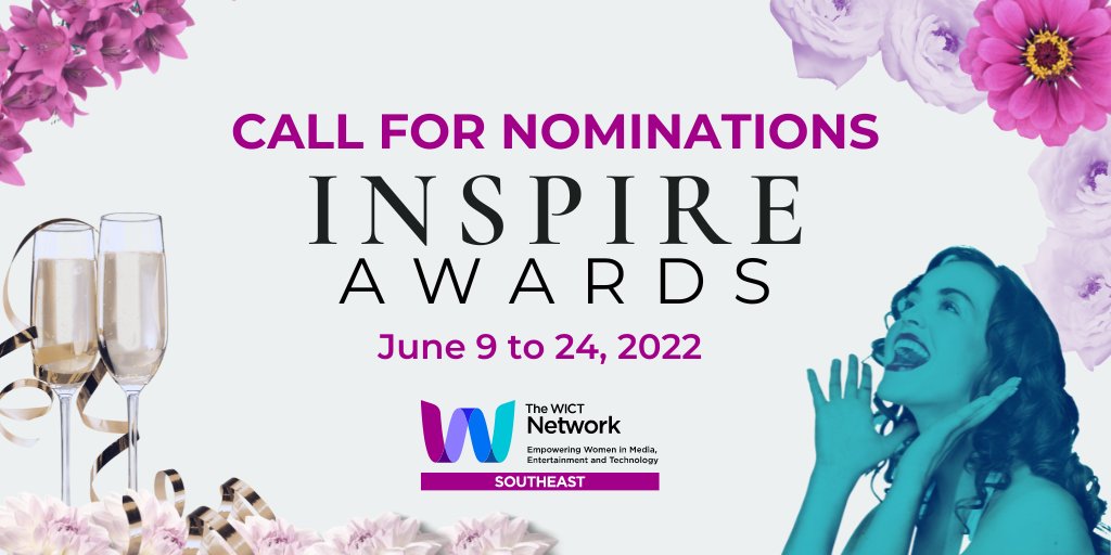 Deadline approaching! Nominations are open through June 24 for the 2022 Inspire Awards, formerly known as the Red Letter Awards. Recognize someone in the media, entertainment and technology industries who personifies <a href="/wicthq/">The WICT Network</a> Touchstones of Leadership. wictse.org/inspire-awards/.