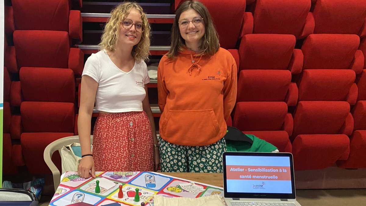 ANESF_FR's tweet photo. #Assoliades2022 | Cette après-midi se tient le forum des initiatives étudiantes  de la @La_FAGE! 
L’occasion pour nous de présenter notre « Jeu sous la couette » ainsi que notre atelier de sensibilisation à la santé menstruelle! ✨ https://t.co/5w349WCRsZ