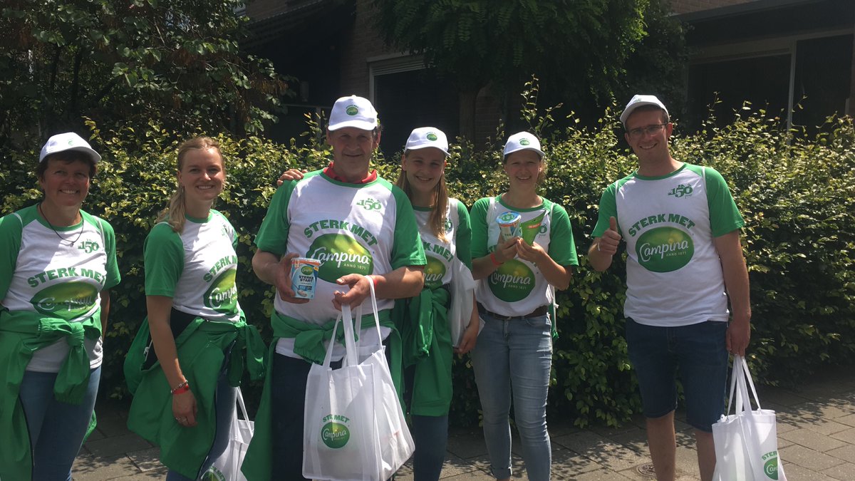 #sterkmetcampina in onze wijk #ijpelaar in <a href="/breda/">Gemeente Breda</a>. Yoghurt, melk, kaas zo normaal,men vergeet vaak de enorme energie,toewijding van deze families voor hun koeien waar onze (h)eerlijke melkproducten vandaan komen. Dank!! Ik ga genieten van jullie nieuwe #sterkestart Yoghurt!