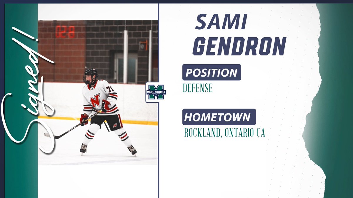 HurstWHockey's tweet photo. Sami Gendron joins the Lakers as a freshman! She played for the Nepean Wildcats last season and will be a key addition to the blueline!

Welcome to Erie! https://t.co/MWUb57Iqzr