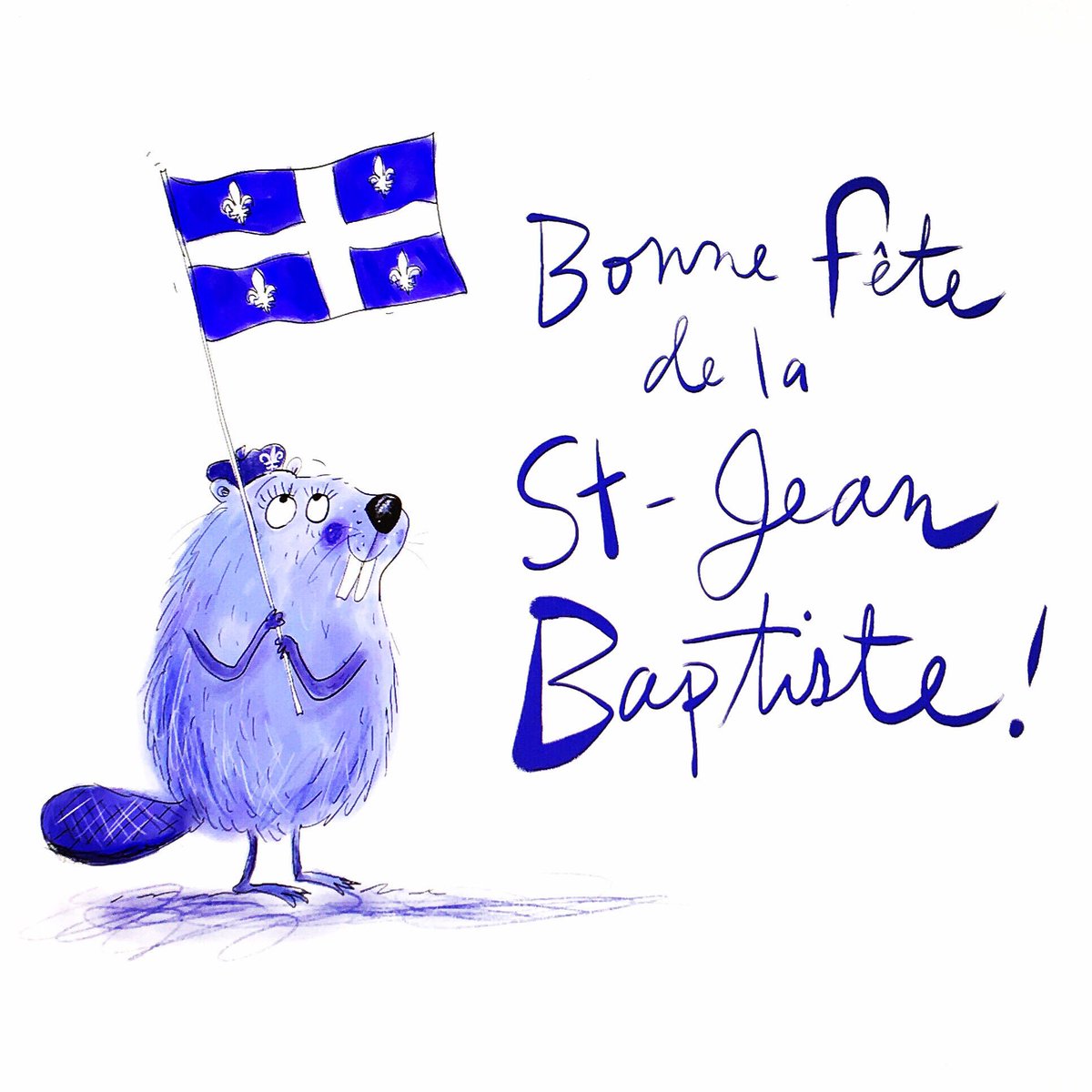 Bonne fête de la St. Jean Baptiste. #Québec #StJeanBaptisteDay #Montreal #QuebecCity