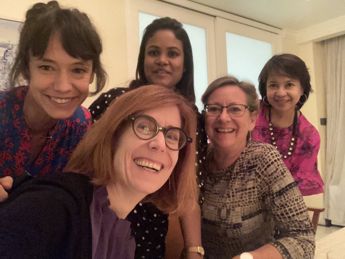 Happy first International Day of Women in Diplomacy #IDWD. Grateful to be with wonderful 💃 in 🇧🇩. We share stories from different parts of the 🌎, listen to each other and enjoy a good laugh always! 🌷