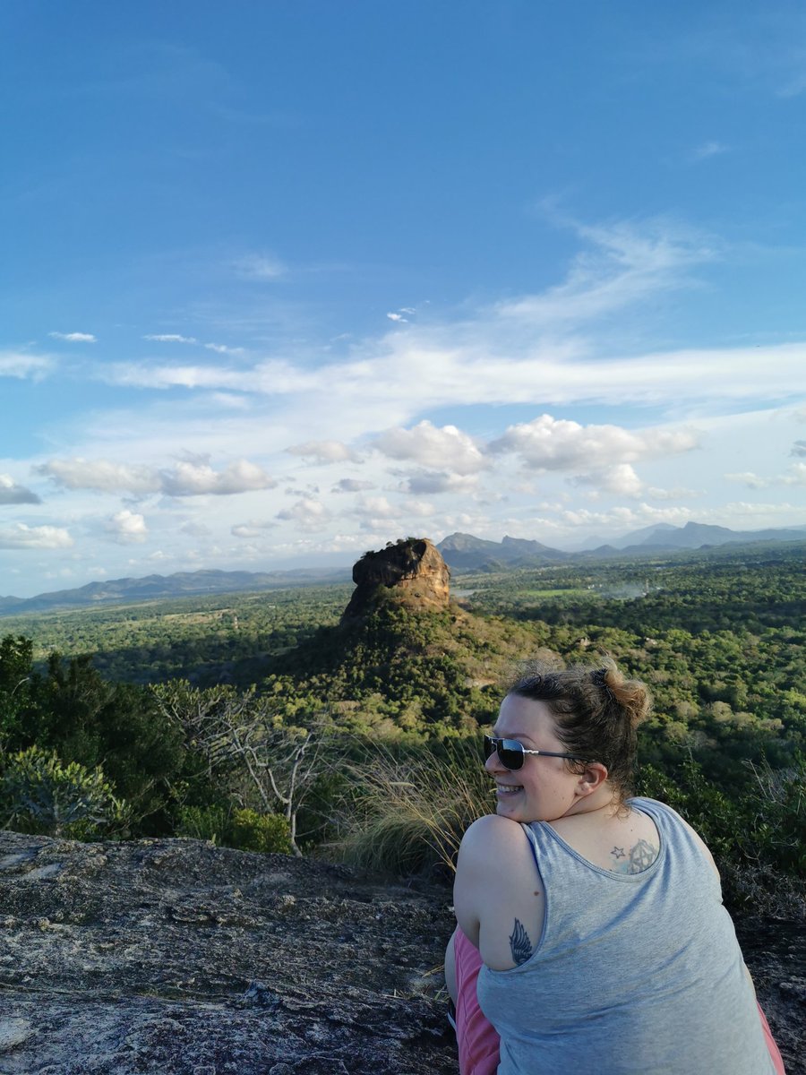 rubyru88's tweet photo. International elective nursing placement in #SriLanka. Climbed up Pidurangala (sitting on) and Sigyria (looking at). #UoN #Nursing #worktheworld https://t.co/T8D4k903oJ