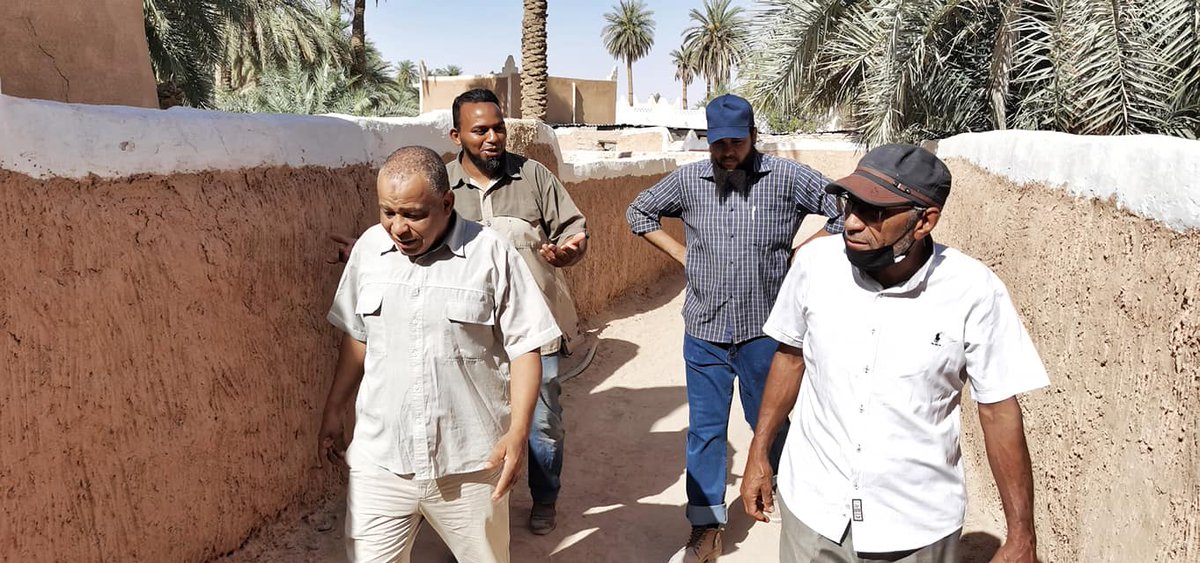 MaLiCH2020's tweet photo. We have  started the new phase of rehabilitating a #historic building that would be the new cultural hub of the #OldTownofGhadames, documenting #tangible &amp; #Intangible #Heritage #Libya @hiba_arch https://t.co/tAZsOo477x