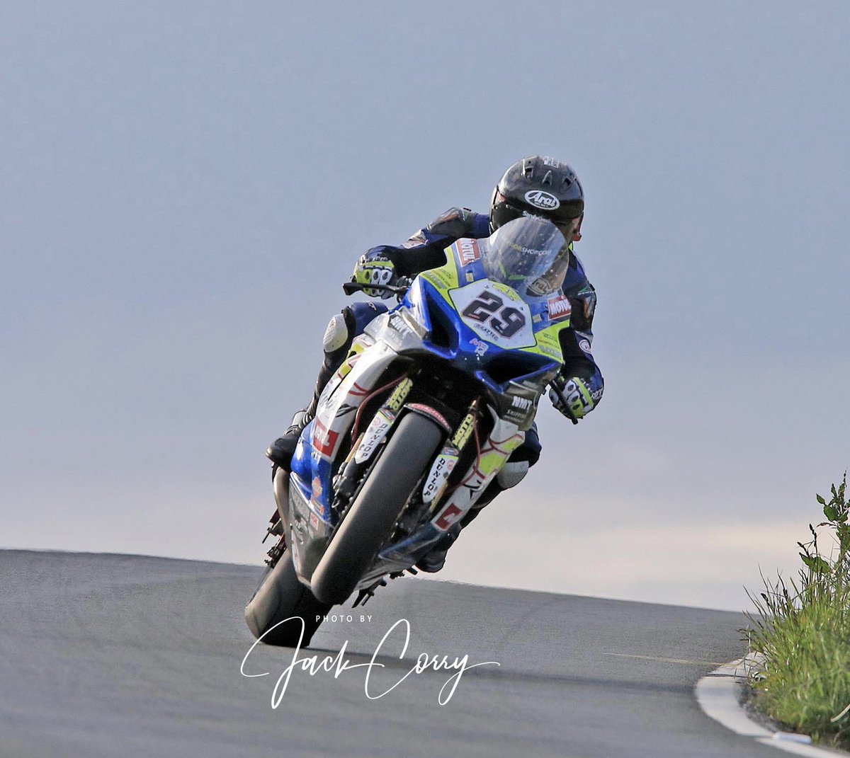 arai45's tweet photo. Recovering from two broken ankles at @cookstown100 and riding the @Burrows_Rac1ng Superbike at the TT, Mike Browne shows true grit, and great results as well. #keepingerlit https://t.co/Uy7KAc3Res
