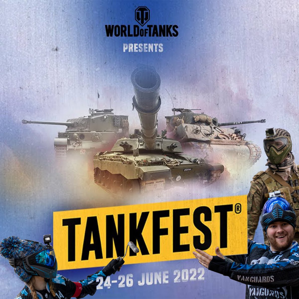 BarkerPaintball's tweet photo. TankFest 2022 😎

Cannot wait to check out @TankMuseum tomorrow and see some amazing vehicles they have on display 😁

Not to mention whilst I'm there I will be checking out the @WorldofTanksEU gaming zone and getting my game face on 😎
#tankfest
#WorldOfTanks #paintball https://t.co/GTUSdQngqy