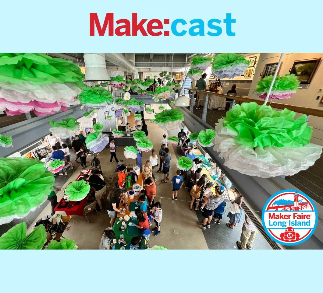 New podcast! Join Angeline Judex and Lisa Rodriguez, co-producers of @MakerFaireLI and staff at the @LIExplorium, as they reflect on bringing back the magic at their faire this year.

https://makezine.com/2022/06/23/the-magic-never-died/ #makerfaire 