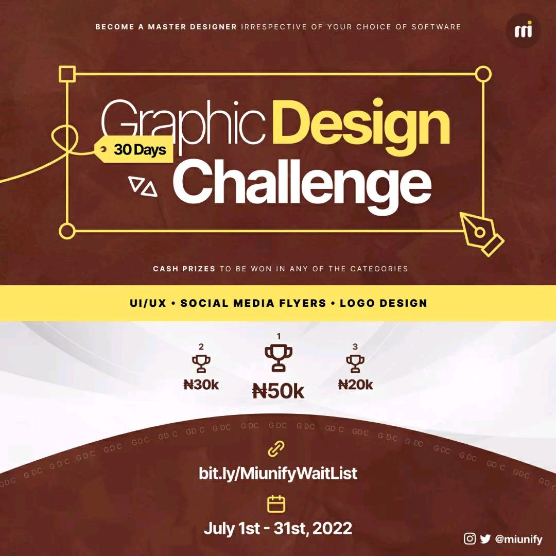 Miunify's tweet photo. Guess what ?

GDC 7.0 is around the corner

We are excited to bring you the news.

If you are yet to register, do so NOW!

6 Days to Go!

Register in the link in bio. https://t.co/buPiO5MJvD