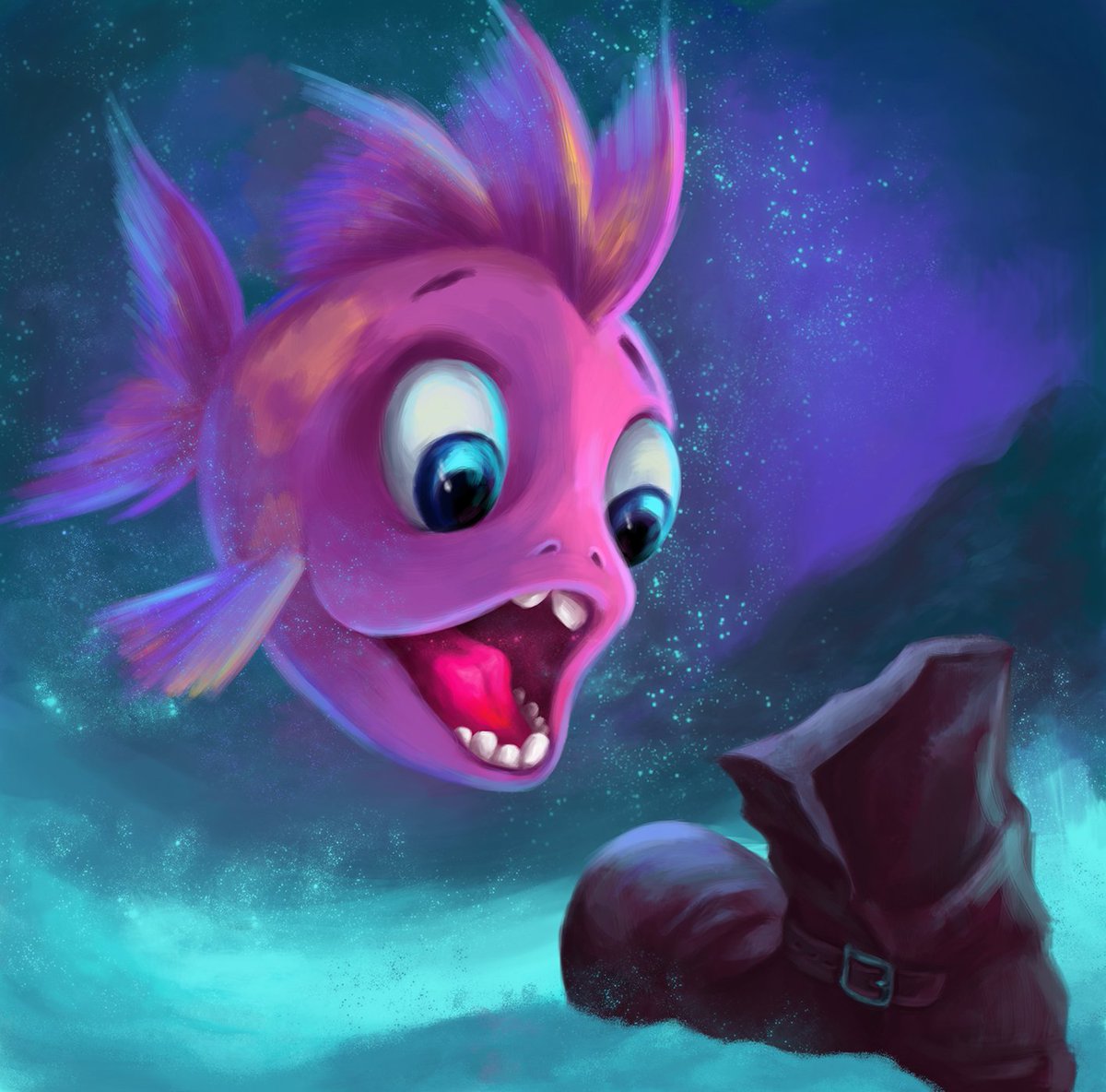 Hi! I transferred my collection Ocean Songs on Ethereum blockchain.

"The Strange Find"
0,04 $ETH

This funny fish is extremely suprising with very strange thing that it has faced

opensea.io/assets/ethereu…

#ARivis_NFT #NFTdrops #NFTfam #Benjaminbitcoin