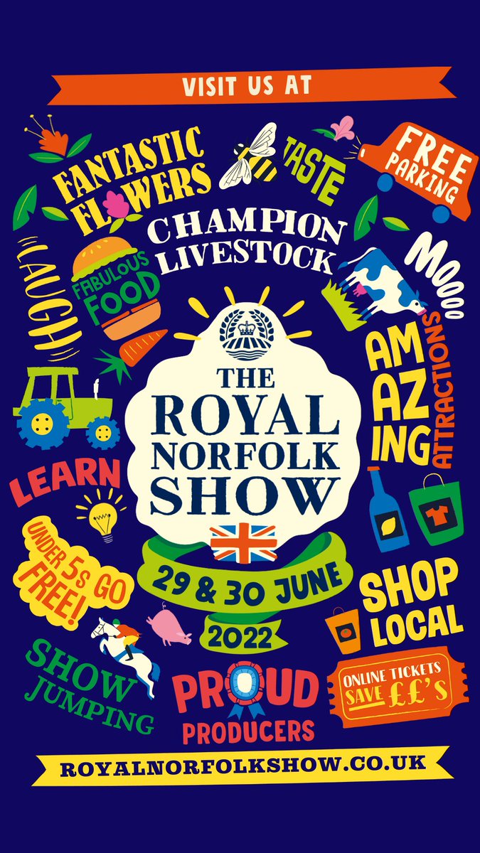 We are proud sponsors of this years @norfolkshow taking place on the 29 and 30 June at the Norfolk Showground. Look out for our team, who will be out and about during the course of the show. For more information or to purchase tickets, visit ow.ly/KKVM50JGEtt