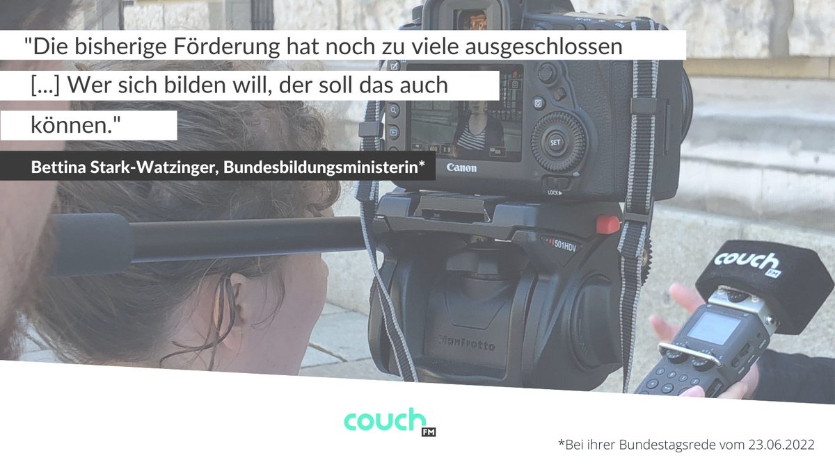 couchFM (@couchfm) on Twitter photo Die #BAföG-Reform kommt! couchFM-Reporter:innen waren gestern am #Bundestag & haben mit Abgeordneten über die Änderungen gesprochen. Hört die Interviews & mehr zum Thema 'Studienfinanzierung' - heute im Freitagsmagazin! 17h live aus dem <a href="/MIZBabelsberg/">MIZ Babelsberg</a> auf <a href="/ALEX_berlin_de/">ALEX Berlin</a> Die #BAföG-Reform kommt! couchFM-Reporter:innen waren gestern am #Bundestag & haben mit Abgeordneten über die Änderungen gesprochen. Hört die Interviews & mehr zum Thema 'Studienfinanzierung' - heute im Freitagsmagazin! 17h live aus dem <a href="/MIZBabelsberg/">MIZ Babelsberg</a> auf <a href="/ALEX_berlin_de/">ALEX Berlin</a>