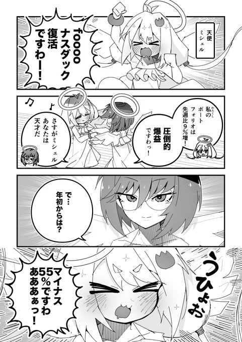 天使ちゃんが株でFIREを目指す話「NASDAQ」#創作漫画 