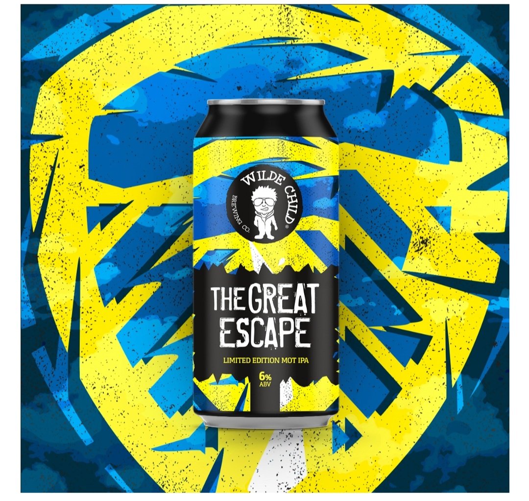 The Great Escape 6% Limited Edition MOT IPA. Coming Monday 1st August. 🍺🥰⚽️🥳🤟