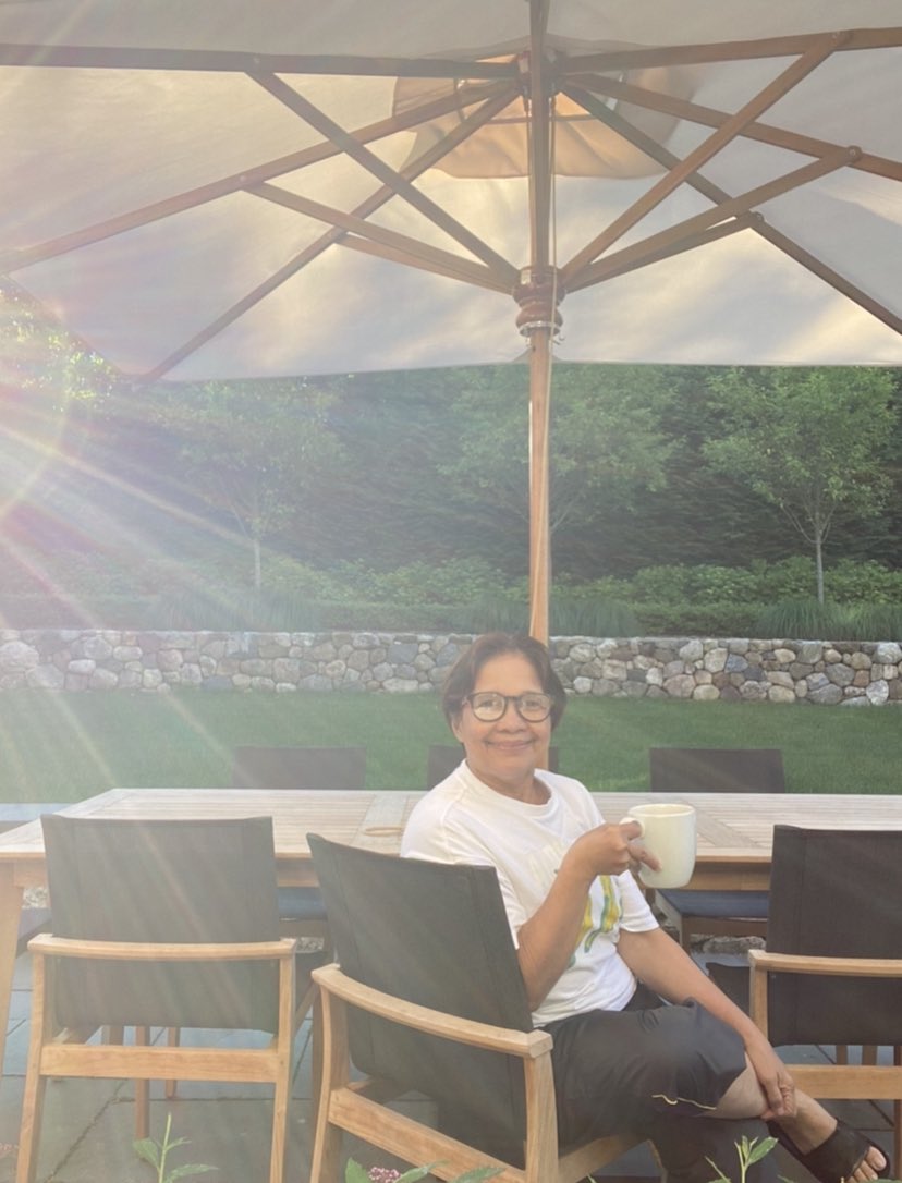 leanadran's tweet image. Watching the sunrise with open heart and a cup of coffee!