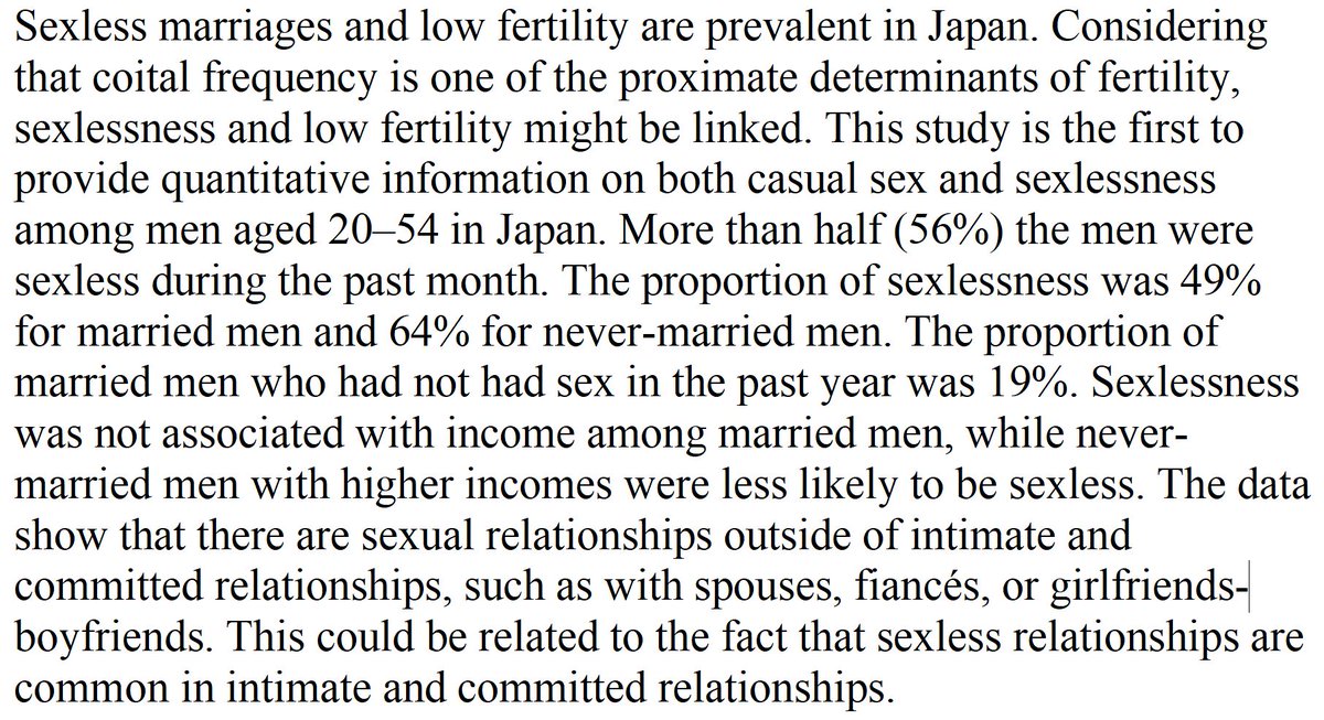 DegenRolf's tweet image. More than half of Japanese men were sexless during the past month. mdpi.com/2411-5118/3/2/…
