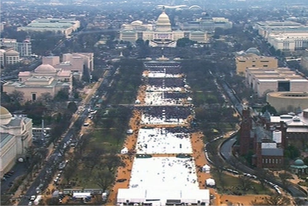 lottareds's tweet photo. Trump inauguration, 2017 vs. Playboi Carti at Rolling Loud, 2017 https://t.co/iwWfvYoxYG