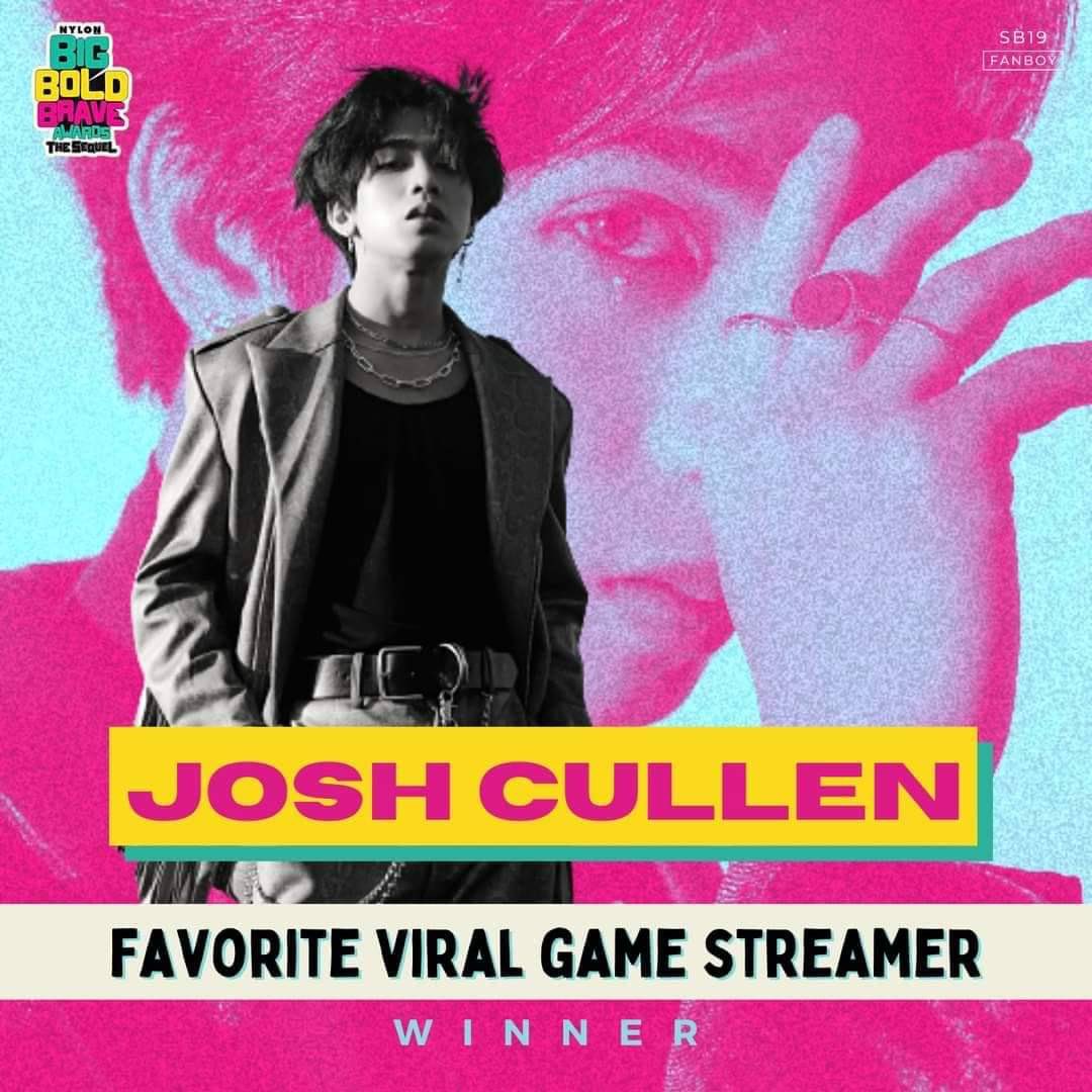 INIHOUSE ni JOSH (@inihousenijosh) on Twitter photo You're indeed our Favorite Viral Game Streamer, Josh
Congratulations for winning this category on the Nylon Big Bold Brave Awards 2022. We're so proud of you!
Sending our million stars, 🌟
-iniHouse Ni Josh 🔥
<a href="/JoshCullen_s/">JOSH CULLEN</a>
#SB19_JOSH
<a href="/SB19Official/">SB19 Official</a> #SB19
#NYLONManilaBBBNight You're indeed our Favorite Viral Game Streamer, Josh
Congratulations for winning this category on the Nylon Big Bold Brave Awards 2022. We're so proud of you!
Sending our million stars, 🌟
-iniHouse Ni Josh 🔥
<a href="/JoshCullen_s/">JOSH CULLEN</a>
#SB19_JOSH
<a href="/SB19Official/">SB19 Official</a> #SB19
#NYLONManilaBBBNight