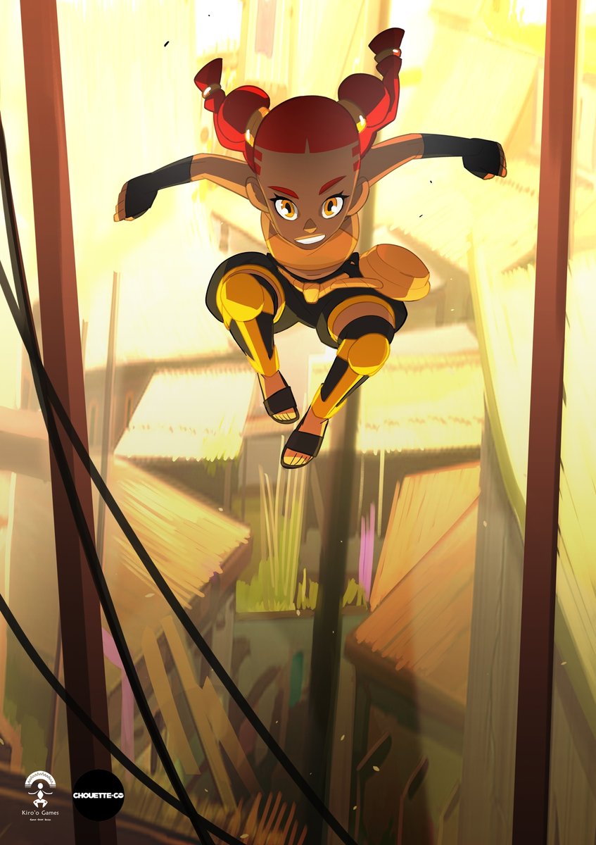 madibaOlivier's tweet photo. Aurion en dessin Animé
Voici donc l'héroïne de "Caloo Hunter" !!

Son nom est Kebe Fa'Adile,
(Lire Kébé Fahadilé)

Jeune Wangaa de 13 ans qui rêve de  changer ses elobis en zone prospère où ses petits frères auront le droit de devenir autre chose que des soldats.
#CalooHunters https://t.co/SJUXAymjlF