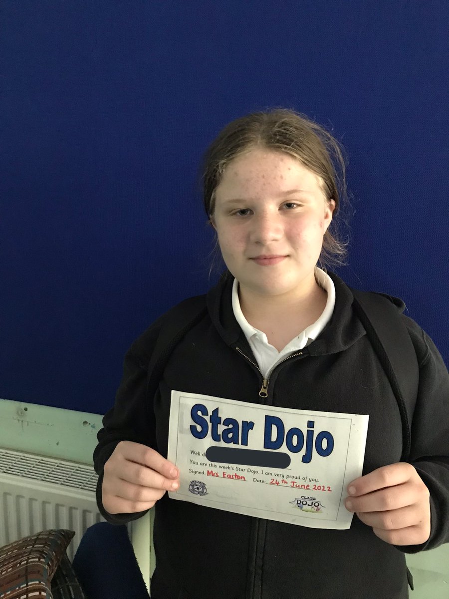 Well done to our last star dojo winner of P6! Have a lovely summer everyone,see you all in August! 🤩😎