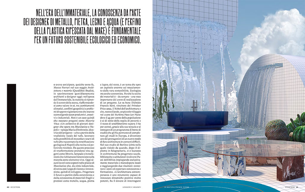 AteliersFemia's tweet photo. Il nostro contributo alla prima uscita della nuova rivista "Eccetera" de @Linkiesta
Ringraziamo Valentina Ardia, Silvia Calvi e Christian Rocca!
#AF517 @alfonsofemia #press #magazine #Eccetera #materia #dirittoallamateria #righttomatter https://t.co/s4B791Pgtl