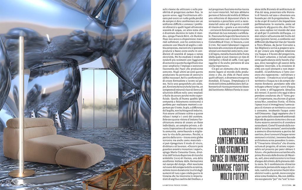 AteliersFemia's tweet photo. Il nostro contributo alla prima uscita della nuova rivista "Eccetera" de @Linkiesta
Ringraziamo Valentina Ardia, Silvia Calvi e Christian Rocca!
#AF517 @alfonsofemia #press #magazine #Eccetera #materia #dirittoallamateria #righttomatter https://t.co/s4B791Pgtl