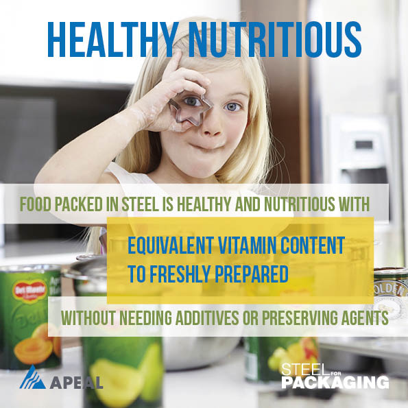 RecycleWithEl's tweet photo. Did you know that food packed in steel is healthy and nutritious?
credit: @APEAL_EU
#cannedfood #steel #steelforpackaging #DYK https://t.co/OK5xHOWfd9