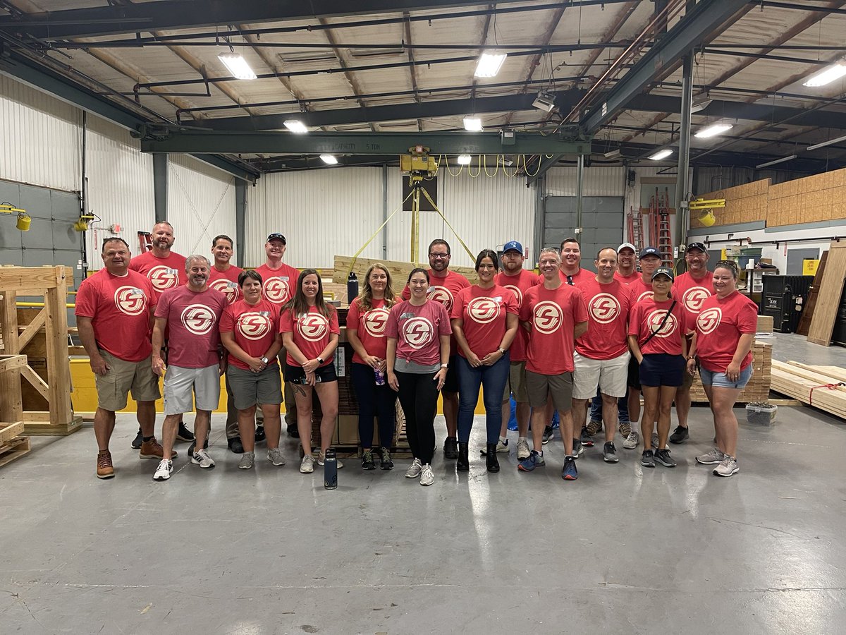 NoblesvilleIN's tweet photo. The Mayor’s Office, @NoblesvillePD alongside @TMGCM built disaster relief sheds at International Disaster Emergency Services for @ServeNoblesvill week. They definitely earned lunch at Federal Hill Commons for Food Truck Fridays! https://t.co/n8RabsouWp