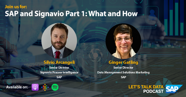 Let's Talk Data Podcast: Ep. 57: SAP and Signavio Part 1: What and how on Apple Podcasts bit.ly/39U2i1O