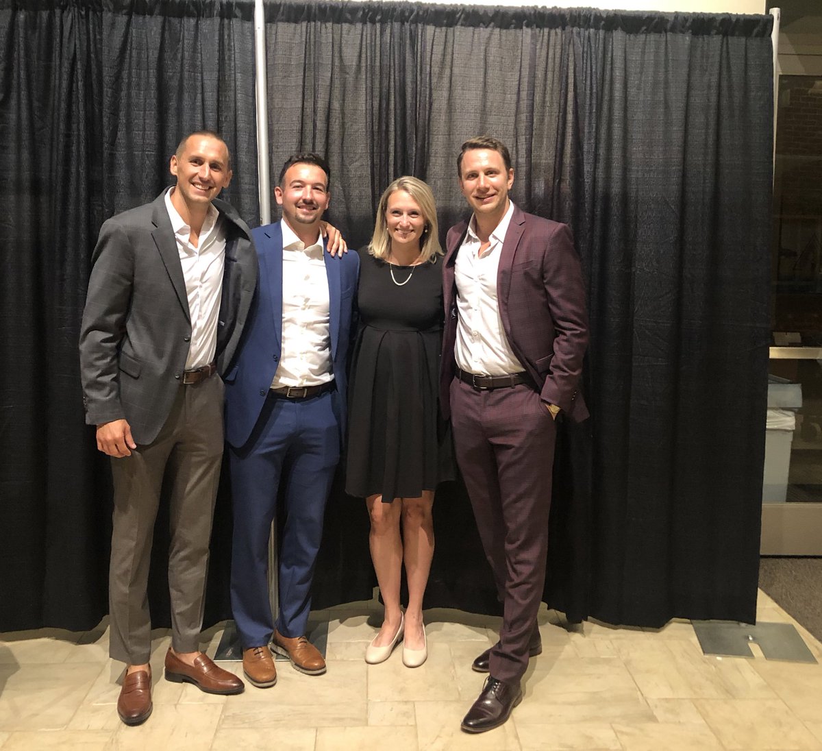 vumcpmr's tweet image. What a magical evening celebrating our outstanding residents and faculty! We will miss our graduating PGY-4 residents so much and we cannot wait to see all that you achieve 🥲 Scott Miller, M.D., Adam Epps, D.O., Lauren Massey, M.D., Evan Berlin, M.D. #physiatry #MedEd @VUMCGME