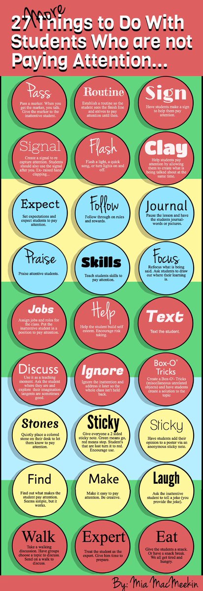 Explore 27 ways to get your students to pay attention 👀

bit.ly/3zVUpn1 📸<a href="/bynijerihydi/">Mia MacMeekin</a>
#education #teachers #edchat