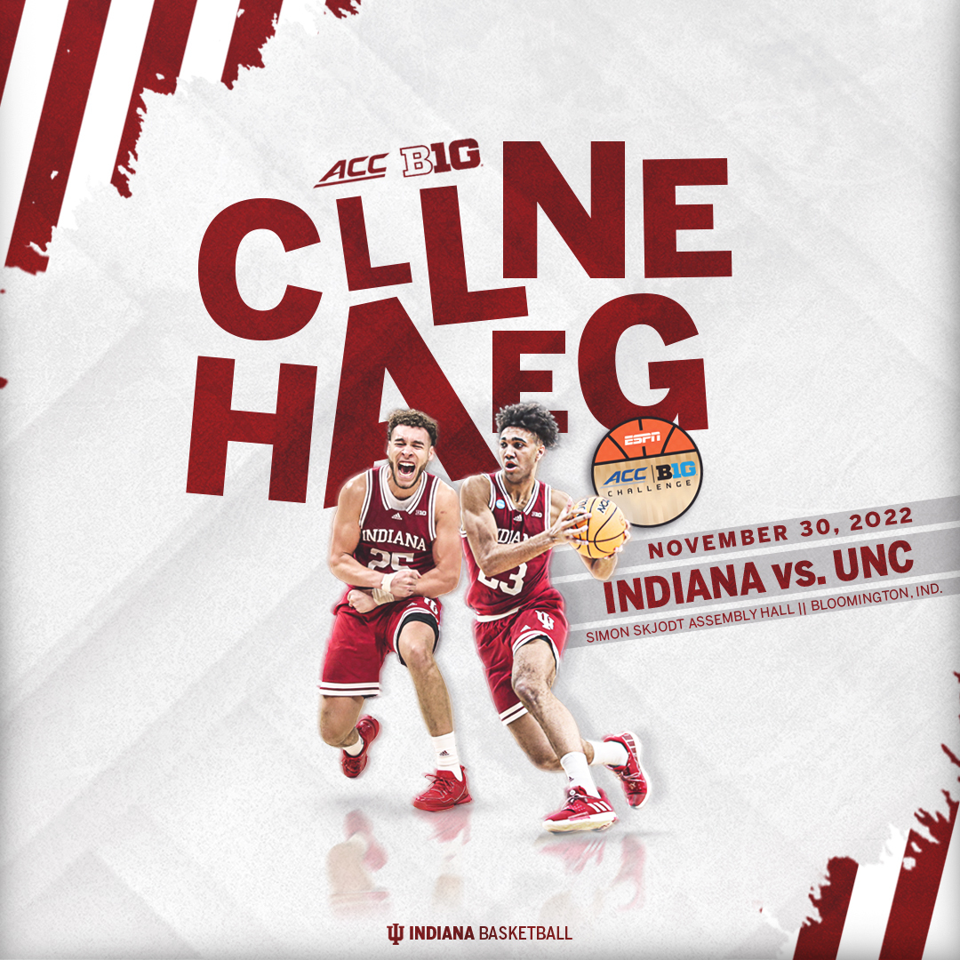 IndianaMBB's tweet photo. Blue blood battle.